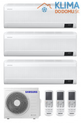 Multisplit SAMSUNG (3,5 / 2,0 / 2,0 kW) Elite + Elite + Elite - AR12TXCAAWKNEU/AR07TXCAAWKNEU/AR07TXCAAWKNEU + AJ068MCJ3EH/EU